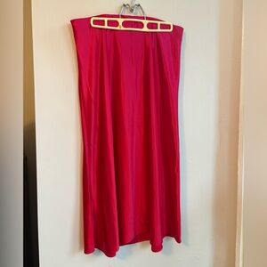 Rachel Zoe Vibrant magenta pink midi skirt